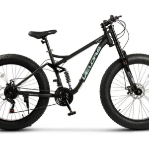 Bicicleta MTB-Full Suspension FAT BIKE Velors Duro 2.6 V26309D NegruTurcoaz