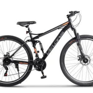 Bicicleta MTB Full-Suspension Velors Matador V2960G NegruGriPortocaliu