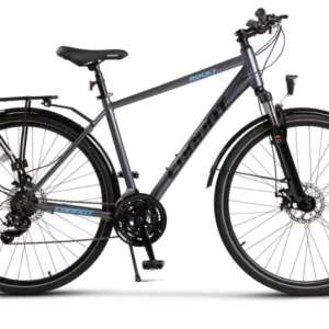 Bicicleta MTB-TREKKING Carpat Rocky C28281G GriAlbastruNegru