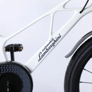 Bicicleta copii Lamborghini cadru magneziu alba 16 inch