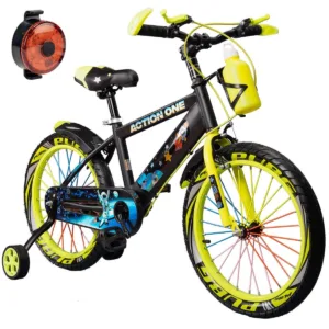Bicicleta copii cu far spate inclus