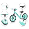 Bicicleta copii fara pedale Byox Go On turquoise 12 inch