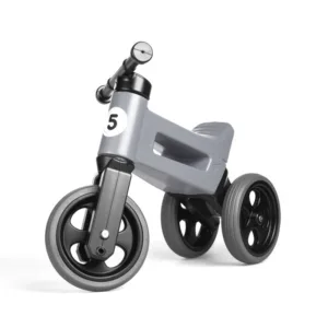 Bicicleta copii fara pedale Funny Wheels Rider Sport 2 in 1 Grey
