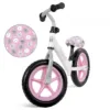 Bicicleta copii fara pedale Kidwell Rebel White Bunny 12 inch