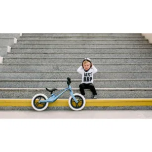 Bicicleta copii fara pedale Lionelo Bart 12 inch Blue Violet