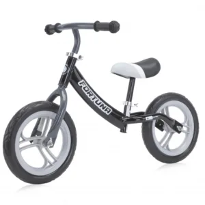 Bicicleta copii fara pedale Lorelli Fortuna grey black