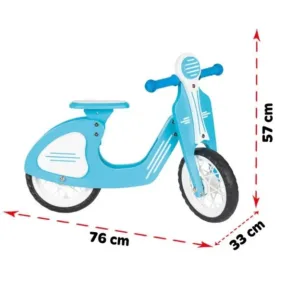 Bicicleta copii fara pedale Pilsan Retro Blue