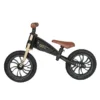 Bicicleta copii fara pedale QPlay Feduro Negru-Auriu Balance bike