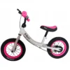 Bicicleta copii fara pedale R-Sport R3 alb-roz 11 inch