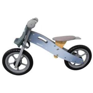 Bicicleta copii fara pedale din lemn R10 gri R-Sport
