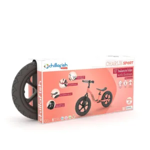 Bicicleta de echilibru Chillafish Charlie Sport Flamingo 12 inch reglabila