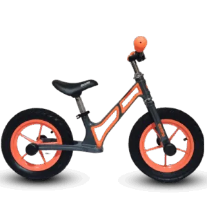 Bicicleta fara pedale 11 inch Leo Orange