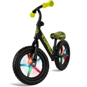 Bicicleta fara pedale Kidwell Rebel Neon Yellow