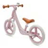Bicicleta fara pedale Kinderkraft Fly Plus Powder Pink cu scaun reglabil pe inaltime