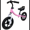 Bicicleta fara pedale Nice Kids White Pink 12 inch