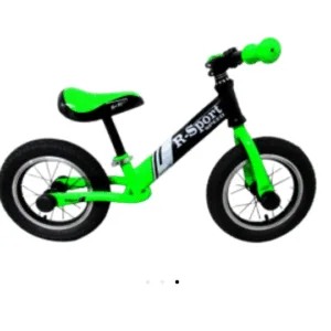 Bicicleta fara pedale cu roti gonflabile R8 R-Sport verde