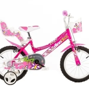 Bicicleta fetite Dino Bikes 146 RN Roz