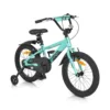 Bicicleta pentru baieti cu roti ajutatoare 18 inch Moni Byox Alloy Select Verde Menta