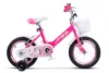 Bicicleta pentru copii 2-4 ani Velors V1202A Fucsia