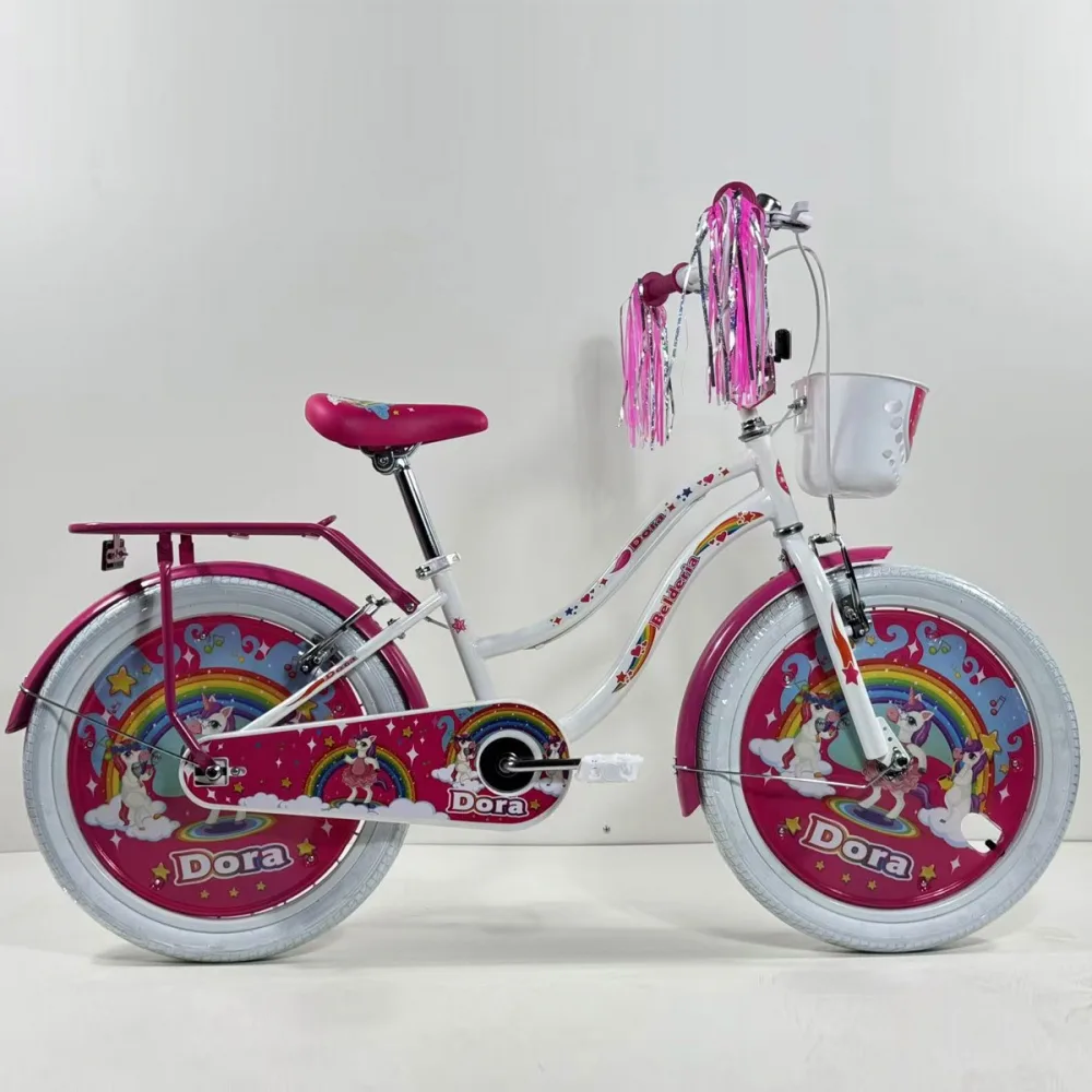 Bicicleta pentru copii Belderia Dora Alb 8-12 ani