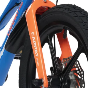 Bicicleta pentru copii Carpat PRO C16144B 16 inch AlbastruPortocaliu 4-6 ani Cadru aluminiu cu Suspensie