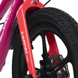 Bicicleta pentru copii Carpat PRO C16144B 16 inch FucsiaRoz 4-6 ani Cadru aluminiu cu Suspensie