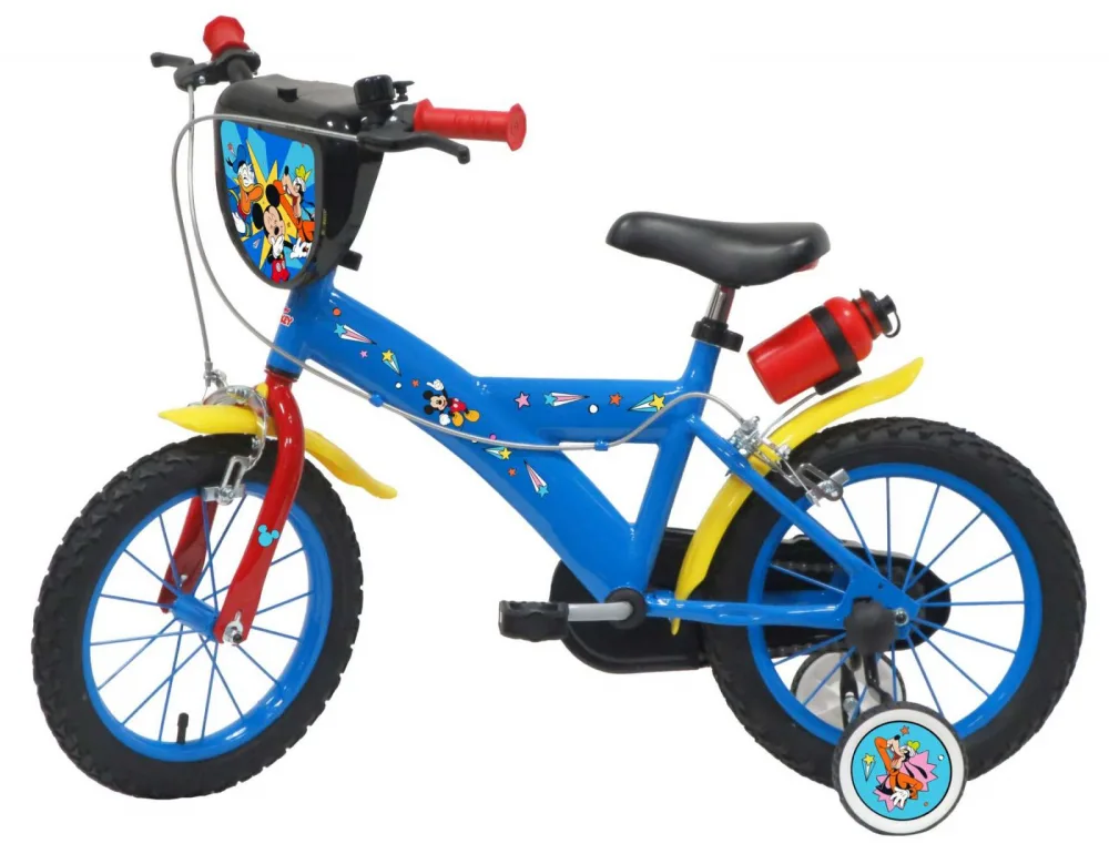 Bicicleta pentru copii Denver Mickey Mouse Albastra 14 inch