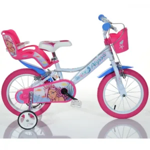 Bicicleta pentru copii Dino Bikes Alyssa Roz Alb 3-6 ani