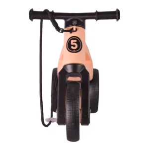 Bicicleta pentru copii Funny Wheels Rider SuperSport Pastel Apricot 2 in 1 fara pedale