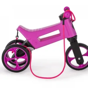 Bicicleta pentru copii Funny Wheels Rider SuperSport Violet 2 in 1 fara pedale