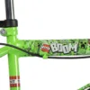 Bicicleta pentru copii Huffy Minecraft Green 16 inch cu roti ajutatoare luminoase