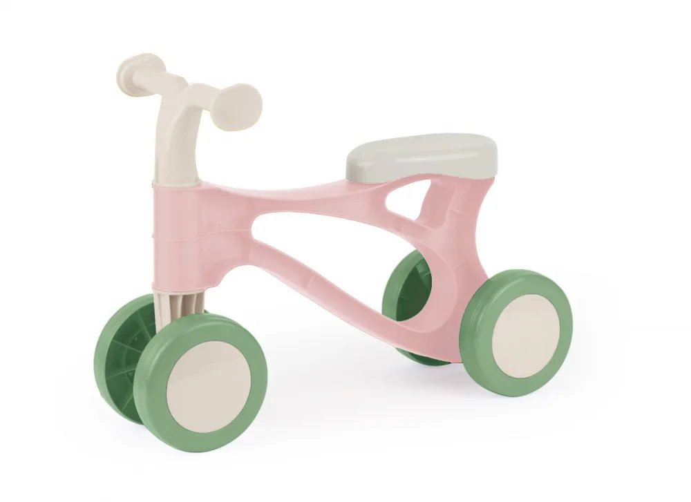 Bicicleta pentru copii Lena Roz Pastel din plastic 18 luni+