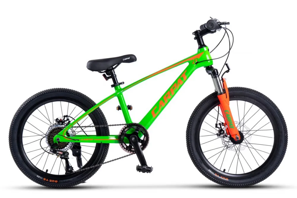 Bicicleta pentru copii MTB Carpat Hiro C20342A VerdePortocaliu