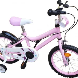 Bicicleta pentru copii Novokids Crystal Bike Roz