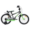 Bicicleta pentru copii Novokids SplendOr Boom PRO Edition Verde Cu bidon pentru apa