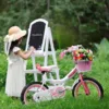 Bicicleta pentru copii Royal Baby Jenny Children Alb cu roti ajutatoare