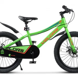 Bicicleta pentru copii Velors V20345A VerdePortocaliu 7-10 ani