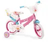 Bicicleta pentru fetite Toimsa Peppa Pig Pink 14 inch cu roti ajutatoare