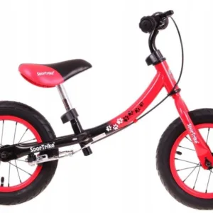 Bicicleta rosie fara pedale cu cadru reversibil Boomerang WB-06