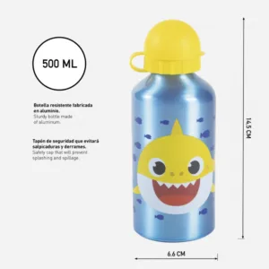 Bidon din aluminiu Baby Shark 500 ml
