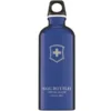 Bidon din aluminiu Sigg swiss emblem dark blue 0.6l