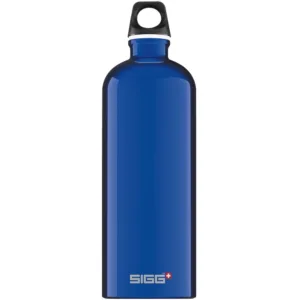 Bidon din aluminiu Traveller Dark Blue 1L