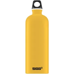 Bidon din aluminiu Traveller Mustard Touch 1L