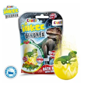 Bila efervescenta Inkee Craze cu surpriza figurina Dinozaur
