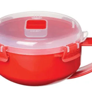 Bol cu maner si capac pentru microunde Sistema Microwave 0.85 litri