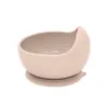 Bol din silicon PetiteMars fara BPA cu ventuza TakeMatch 6 luni+ bej