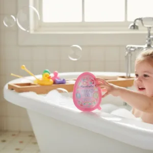 Bomba de baie efervescenta cu surpriza in interior roz Martinelia 150g