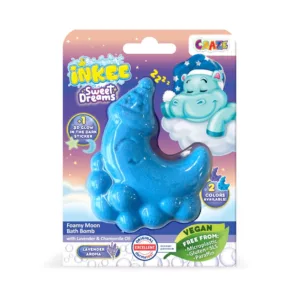 Bomba de baie spumoasa Inkee in forma de luna Craze