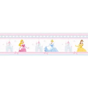 Bordura autoadeziva perete 5m Princess