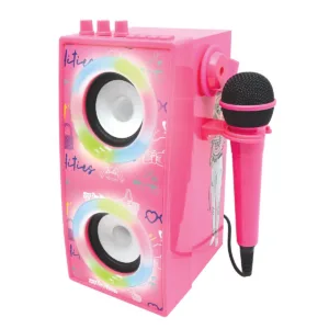 Boxa portabila cu microfon si efecte de lumini